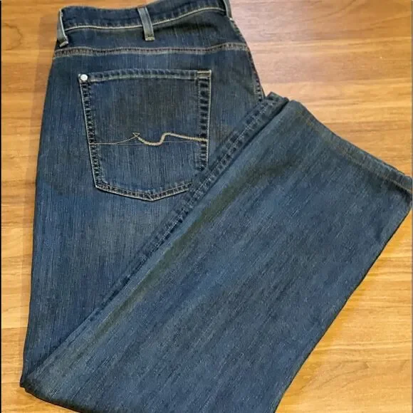Jeans 7 For All Mankind Austyn size 38 Nice Preowned Condition Bootcut - Picture 7 of 7